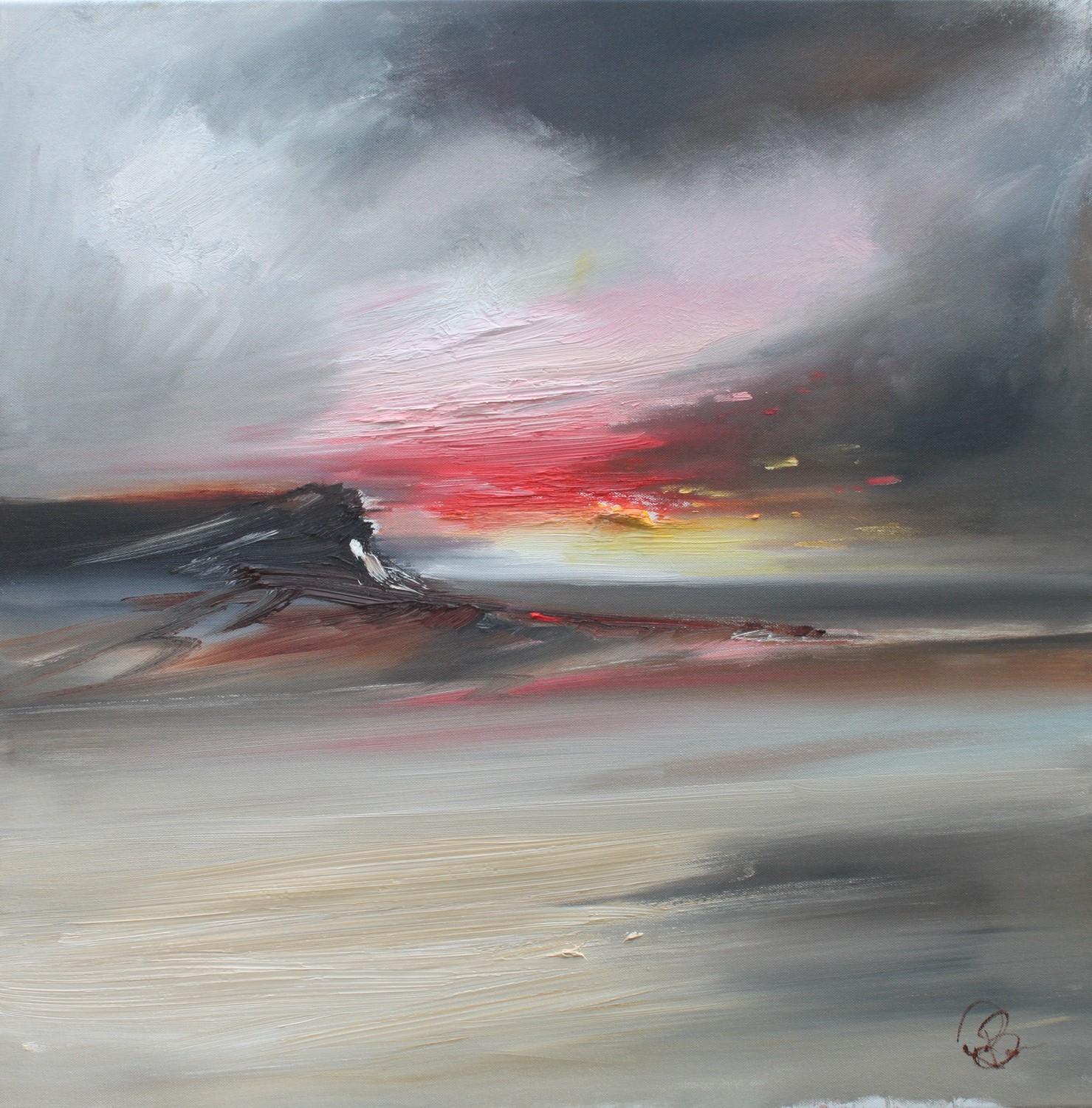 'Sunset to remember' by artist Rosanne Barr
